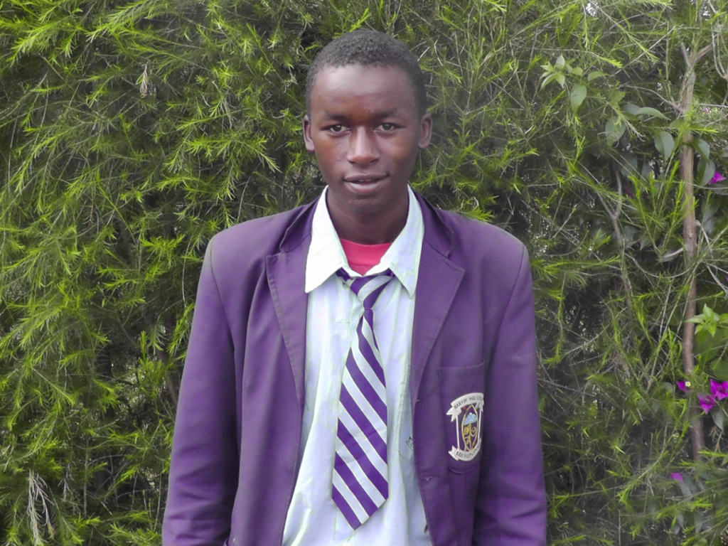 Boniface Githaiga had and A- and is one of the 6 students going to university 